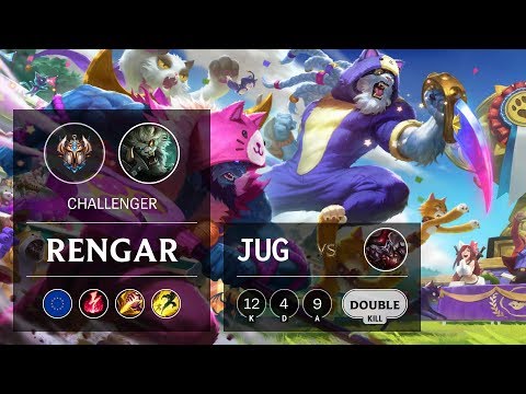 Rengar Jungle vs Shaco - EUW Challenger Patch 9.12