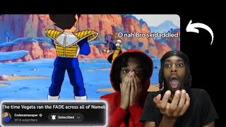 The time Vegeta ran the FADE across all of Namek. | Reaction!