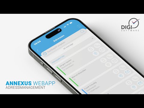 ANNEXUS WebAPP Adressmanagement | DIGI-SOFTWARE