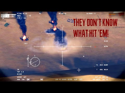 AC-130 Destroys Insurgents on the Desert Floor in Daytime Raid | ARMA3 Milsim