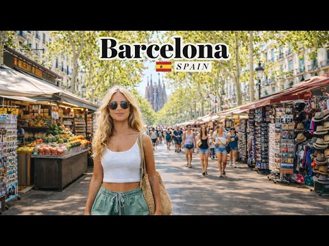 Barcelona, Spain 🇪🇸 Summer 2025 - 4K-HDR Walking Tour (▶278min)
