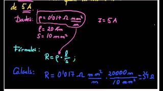 Exercici resistivitat i potència Proves accés a la universitat Tecnologia Industrial