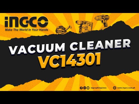 INGCO VC14301 30L Vacuum Cleaner 1400W Motor