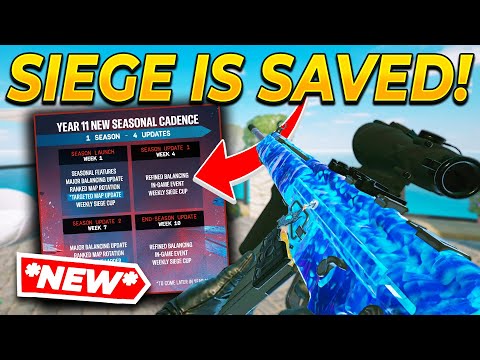 Ubisoft has Finally Decided to SAVE SIEGE (Year 11 Updates)