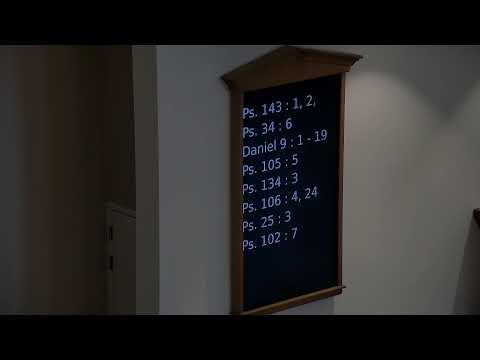 Doopdienst | Zo 26-10-2025 09:30 | Daniël 9 vers 19 | Ds. R.W. Mulder