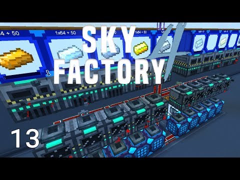 Sky Factory 4 Amber Automation and Massive Mulch Upgrade