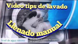 💧💧¿Cómo programar el LLENADO MANUAL de una lavadora Mabe 🆗