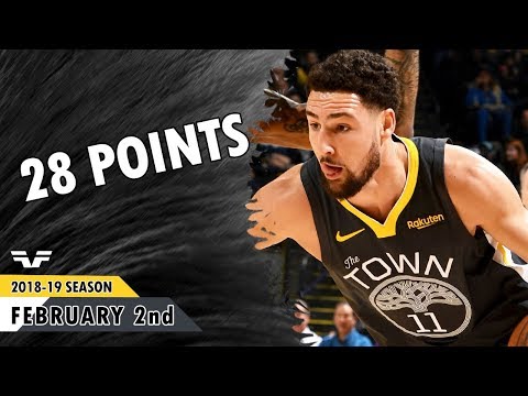 Klay Thompson - 2019.02.02 - Warriors vs Lakers - 28 Pts