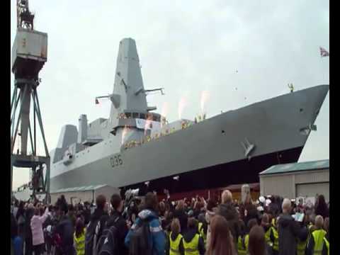 Most advanced anti-aircraft ship been launched (British ship HMS Defender)