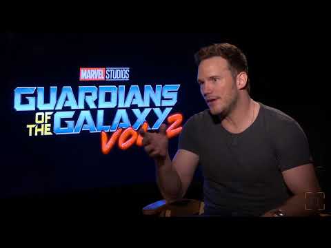 Chris Pratt spricht Deutsch, GOTG Vol 2 /Chris Pratt speaks German in GOTG Vol 2 interview