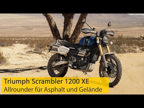 Triumph Scrambler 1200 XE (2019) – Allrounder für Asphalt und Gelände | ADAC