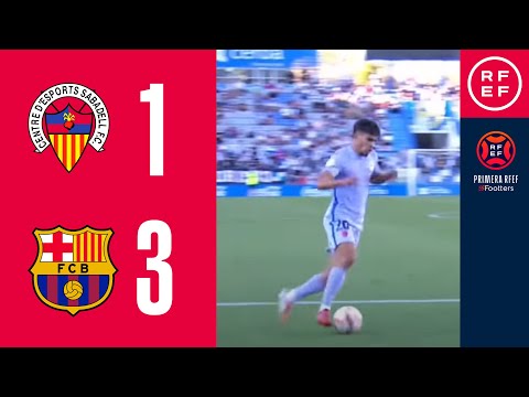 RESUMEN | CE Sabadell 1-3 FC Barcelona 'B' | PrimeraRFEF | Jornada 4 | Grupo 2