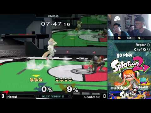 Melee @ the Balcony 90 - Losers feat. Honsul (Fox) VS Combofest (Falcon)