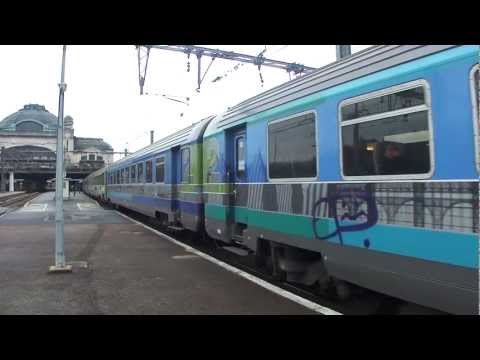Intercités Train Paris Austerlitz - Cerbère at Limoges-Benedictins Railway Station