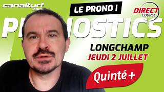 emission video des courses turf pmu du Jeudi 2 juillet 2026