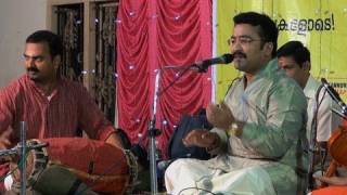 Carnatic vocal recital by Trivandrum K. Krishnakumar 