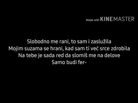 EDITA-SLOBODNO ME RANI (tekst/lyrics)