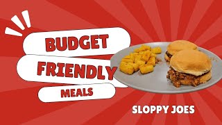 Budget-Friendly Sloppy Joes | Easy Family Meal on a Budget