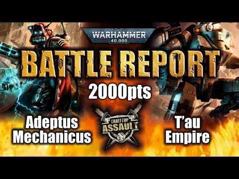 Adeptus Mechanicus vs T'au Empire 2000pts Battle Report
