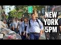 Where Do 8 Million People Go At 5 00 PM NYC 4K Walk
