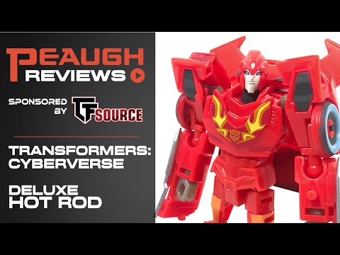 Video Review: Transformers Cyberverse - Deluxe HOT ROD