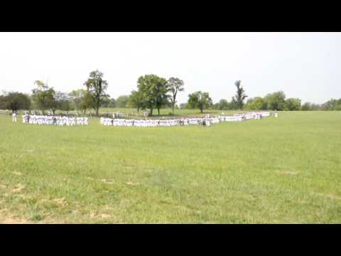 VMI Rat Class 2015 Charges Across "Field of Lost Shoes" - New Market Battlefield, 4 SEP 2011