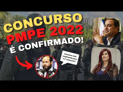 [URGENTE] NOVIDADES SOBRE O CONCURSO PMPE 2022!!