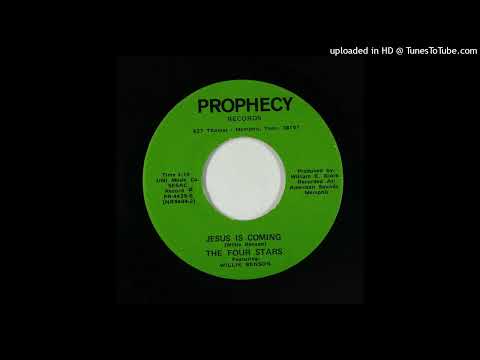 Rare Gospel Soul 45 The Four Stars ‎– Jesus Is Coming