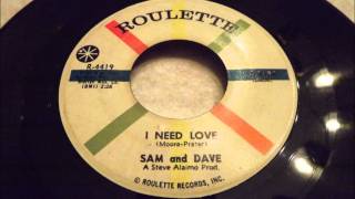 Sam and Dave - I Need Love - 1962!! Their First Release!