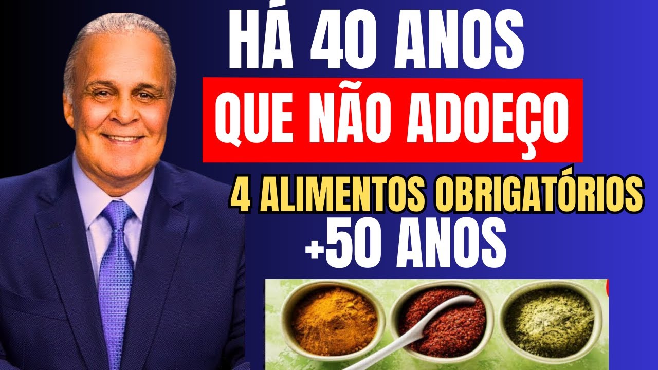 Os 4 SEGREDOS ALIMENTARES do Dr. LAIR RIBEIRO para uma vida mais saudável depois dos 50!