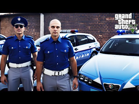FIVEM con PODERAK GUIDO col VOLANTE in PATTUGLIA - GTA 5 FIVEPD LDPDFR
