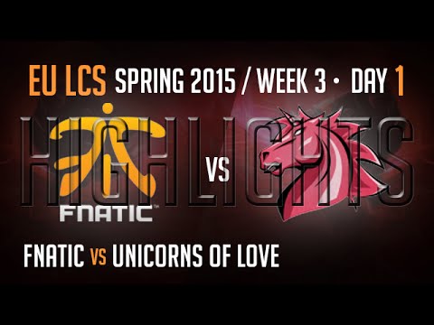 Fnatic vs Unicorns of Love (Highlights) | S5 EU LCS Week 3 Day 1 Game 2 FNC vs UOL W3D1G2