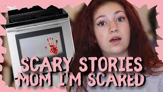 Danielle Bregoli Reacts to Scary Story "Mom I'm Scared"