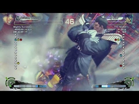 TTC NOAH (Dictator) vs. Mighty Kurokiba (Dee Jay), TommyGunzss (Seth) - SSFIV AE 2012 Matches