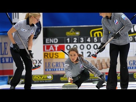 CURLING: RUS-SWE Euro Chps 2015 - Women Draw 8 - HIGHLIGHTS