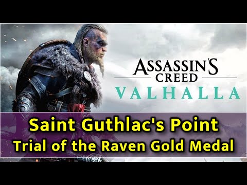 Assassin's Creed Valhalla - Saint Guthlac's Point Raven Mastery Challenge - Gold Medal