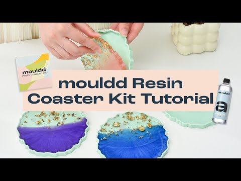 mouldd Resin Coaster Kit Tutorial | Easy DIY Resin Coasters for Beginners