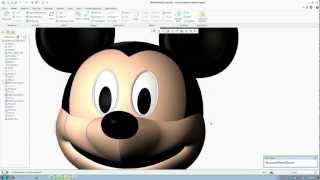 Creo Parametric (d. Pro/ENGINEER)  tutorial - Mickey Mouse Head 3D Część 1