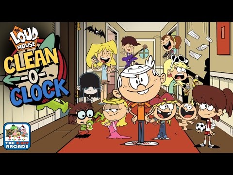 The Loud House: Clean-O-Clock - Keep the House Clean and Tidy (Nickelodeon Games) Video