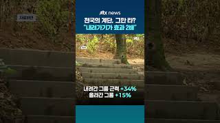 계단 내려가기, 오르기보다 근력 효과 2배…무릎 관절은? #JTBC #Shorts