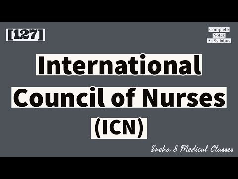 International Council of Nurse !! ICN !! Management !! Hindi !! Nursing !!