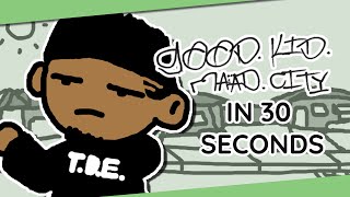 Basically Kendrick Lamar&#39;s &quot;GOOD KID, M.A.A.D. CITY&quot; in 30 Seconds
