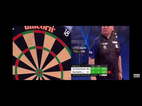 Van Duijvenbode vs Durrant SUDDEN DEATH LEG - World Darts Championship 2021