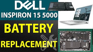 How to Replace Battery on Dell Inspiron 15 5000 (P102f) Laptop - Step-by-Step🪫🔋