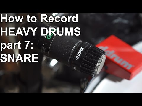 How to Record Heavy Drums Part 7 - SNARE | SpectreSoundStudios TUTORIAL