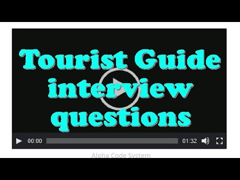Tourist Guide interview questions