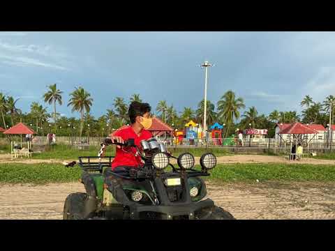 Riding Buggy Car at Beach