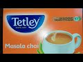347. Tetley Masala Chai / Tea Bag / Tetley Tea Bags unboxing by Nirmala