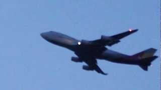 preview picture of video 'Asiana Cargo - Boeing 747 Freighter - Take-off from Stansted Airport (25.11.2012)'