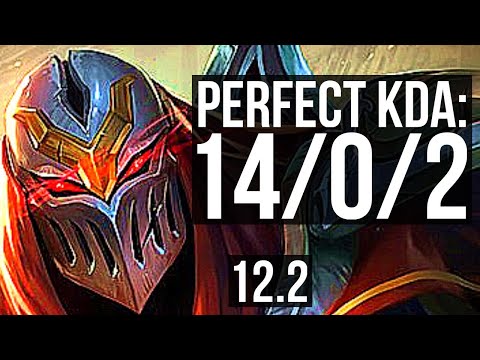 ZED vs VEX (MID) | 14/0/2, 2.5M mastery, Legendary, 6 solo kills, 800+ games | BR Grandmaster | 12.2
